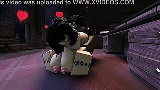 Horny Slut Fucks During Roblox Game