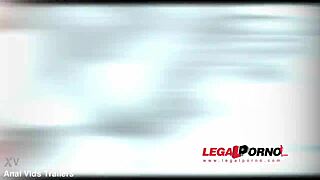 redhead teen rita experiences double penetration for the first time