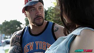 Muscular Guy Fucks Busty Spanish Student