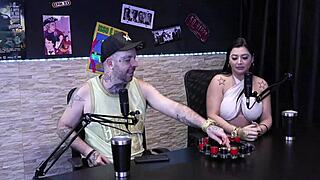 did monica lima lose the game and strip to show her big tits in sheer red?