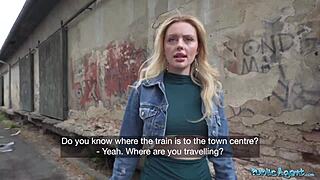 Public agent blonde ruby lee big ass big tits pov blowjob sex