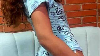 petite girl fucks a black cock and gets covered in cum