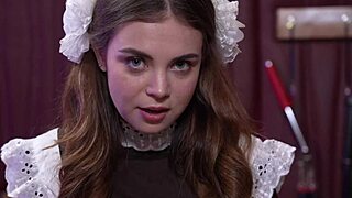 after school, she visits an old neighbor for some quality time