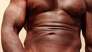 Big black hairy dick worship is amazing