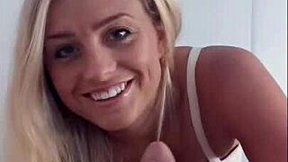 Amazing boobjob tit-fuck and creampie with roommate trailer