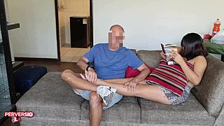 I fucked my virgin stepdaughter while she read a book