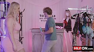 Busty blonde seduces partner with her amazing natural big boobs jenna starr robby echo