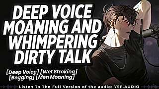 Stroking Fleshlight Loudly with Deep Dirty Talk