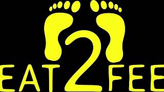 Giggles' feet get wet at the beach on Beat2feetcom!