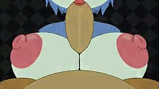 Krystal X Fox Mccloud Titty Fucks Big Black Cock