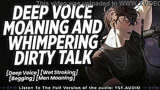 Stroking Fleshlight Loudly with Deep Dirty Talk