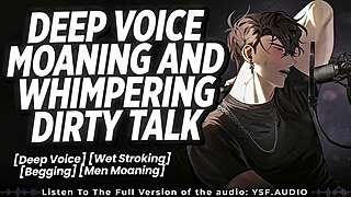 Stroking Fleshlight Loudly with Deep Dirty Talk