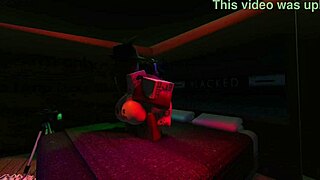 new slut bent over for big black cock doggystyle creampie on huge natural tits