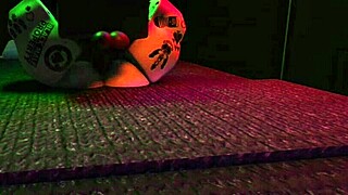 new slut bent over for big black cock doggystyle creampie on huge natural tits