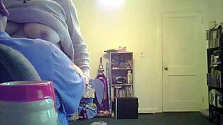 Lori's Massive Titties Bounce Wild in Living Room Milf Show!