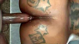 Amateur Bbc Stretches Big Ass to Face in Sloppy Anal Pounding