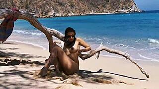 colombia nudist beach adventure... wanna join my bare fun?