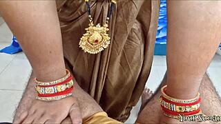 Does stepmom tease stepson with her sexy body?