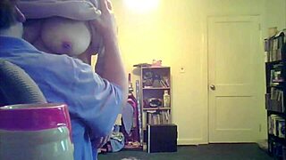 Lori's Massive Titties Bounce Wild in Living Room Milf Show!