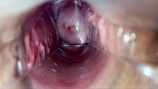 Pulsating vagina orgasm throbs hard with speculum wide open inside