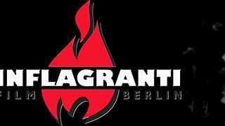 Tattooed MILF fucks in bathtub