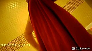 I spyed on her showerin nude tits