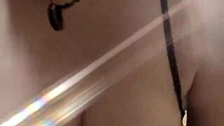 Teasing Strap-On Strokes Build to Dirty Cum Explosion