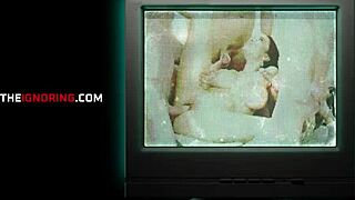 Petite brunette teen gets facial while baking.