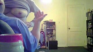 Lori's Massive Titties Bounce Wild in Living Room Milf Show!