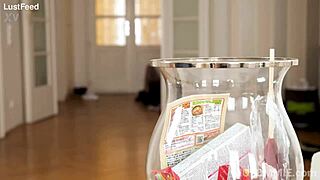 hey check out this sweet teen's homemade sex tape with her big cock riding