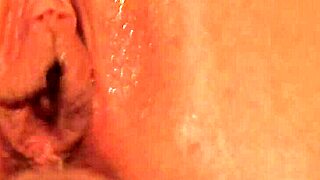 Slim brunette milf takes big cock in tight ass.