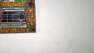 Double chocolate monster cocks stretch her gaping holes in screaming anal dp bang