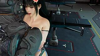 Juzi Delivers Intense Handjob in 3D Anime