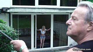 Horny Busty Teen Gets Fucked by Grandpa