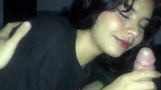 Hey, Stepsis Loves Sucking That Huge Cock Deep in Her Mouth