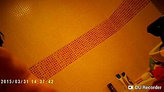 I spyed on her showerin nude tits