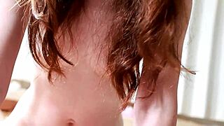 Shaved pussy housewife mai in her forties takes amateur creampie overload