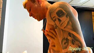 legacy mess dominates nookkie's shemale workout with monster cock deepthroat