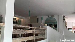 Young Blonde Spanish Teen Clothes Ripped Ibiza