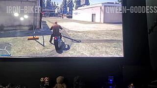 Lost Stepmom Bet to Steobro on Video Game Now Sucking His Huge Cock