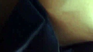 Sexy Latina's Teasing Skirt Lift on Crowded Bus