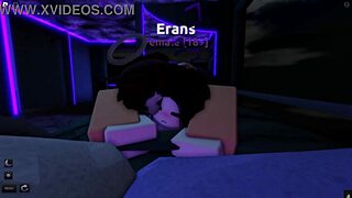 Erans pounds Rizza in wild Roblox sex romp