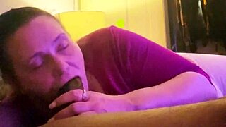 Stuffing my mouth with this black cock?