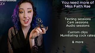 i can't believe perverts get mouth soaped in this humiliating joi preview by miss faith rae