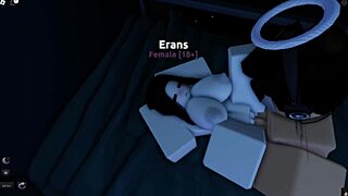 Erans pounds Rizza in wild Roblox sex romp