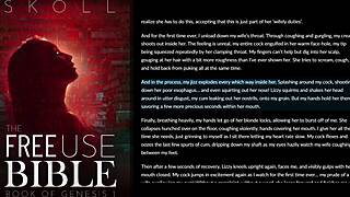 hey secretary bound gagging on cock in office toilet humiliation