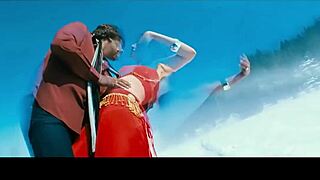 Lakshmi Rai Squeezes Hot Boobs in Navel Tease Play