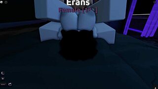 Erans pounds Rizza in wild Roblox sex romp