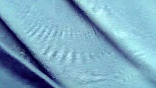 Sexy Latina's Teasing Skirt Lift on Crowded Bus