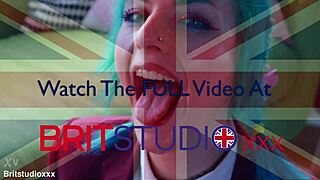 alt goth teen pussy licked then sucks huge cock facial